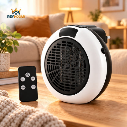 Mini Calefactor Portátil 1350 W con Mando a Distancia