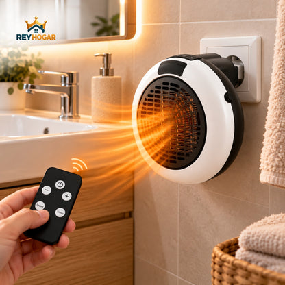 Mini Calefactor Portátil 1350 W con Mando a Distancia